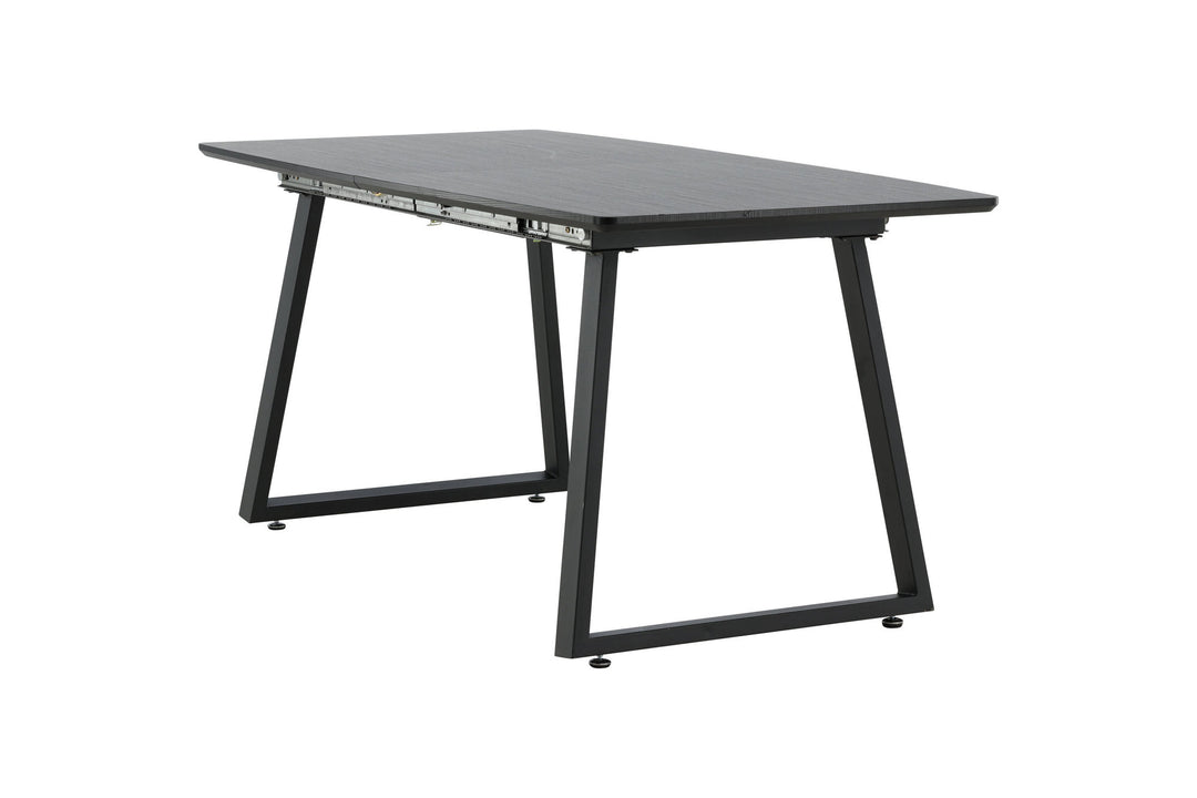 Venture Home Inca Extentiontable - Black top / black Legs