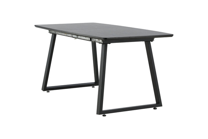 Venture Home Inca Extentiontable - Black top / black Legs