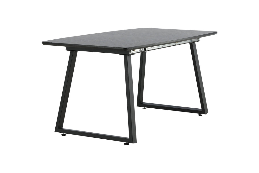 Venture Home Inca Extentiontable - Black top / black Legs