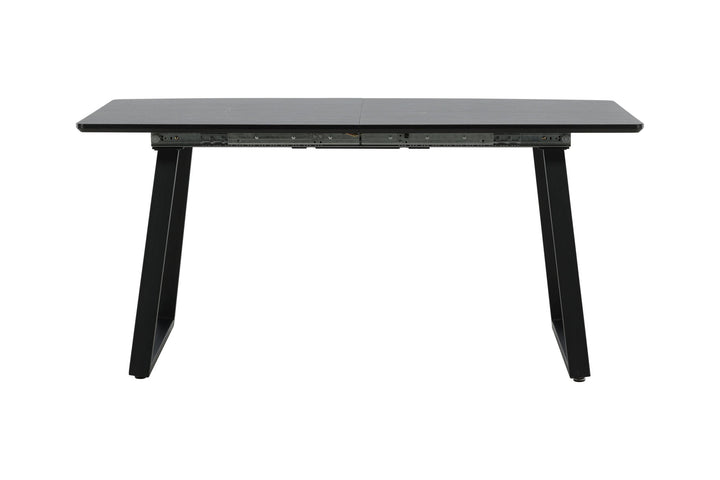 Venture Home Inca Extentiontable - Black top / black Legs