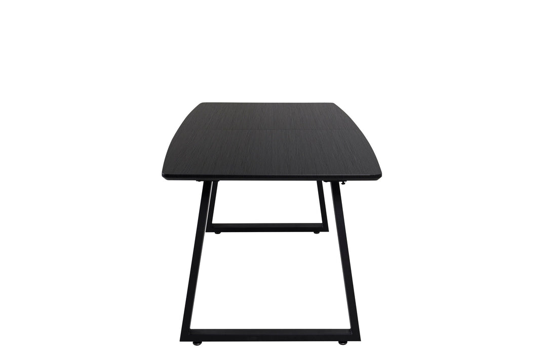 Venture Home Inca Extentiontable - Black top / black Legs