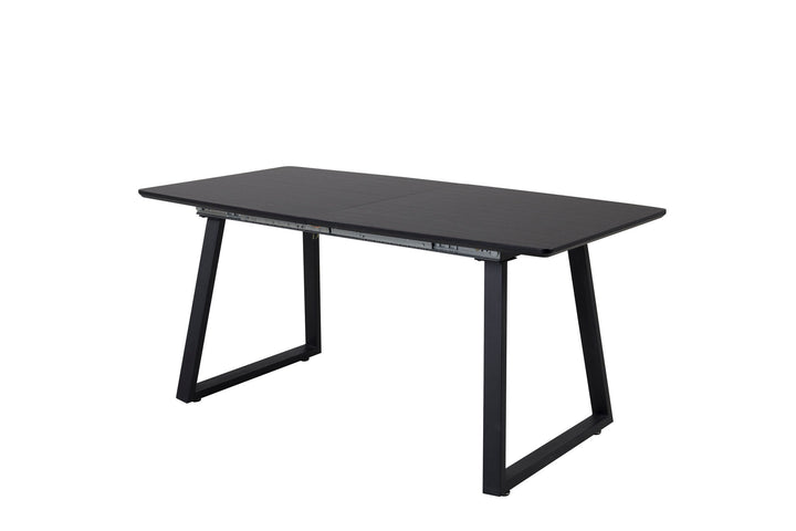 Venture Home Inca Extentiontable - Black top / black Legs