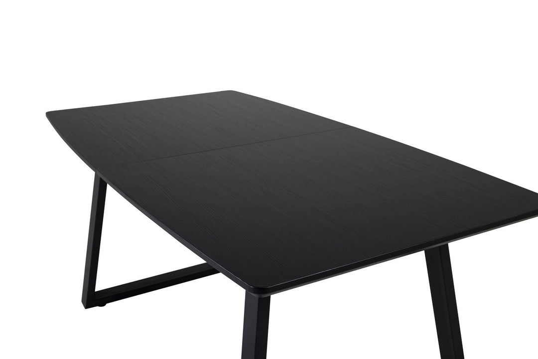 Venture Home Inca Extentiontable - Black top / black Legs