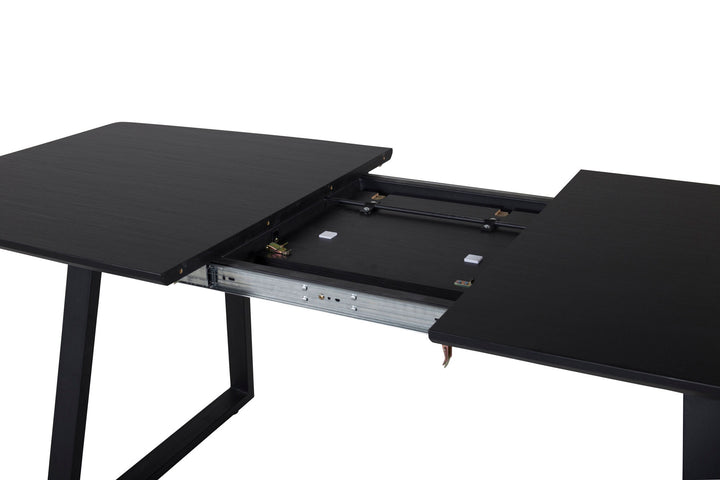 Venture Home Inca Extentiontable - Black top / black Legs