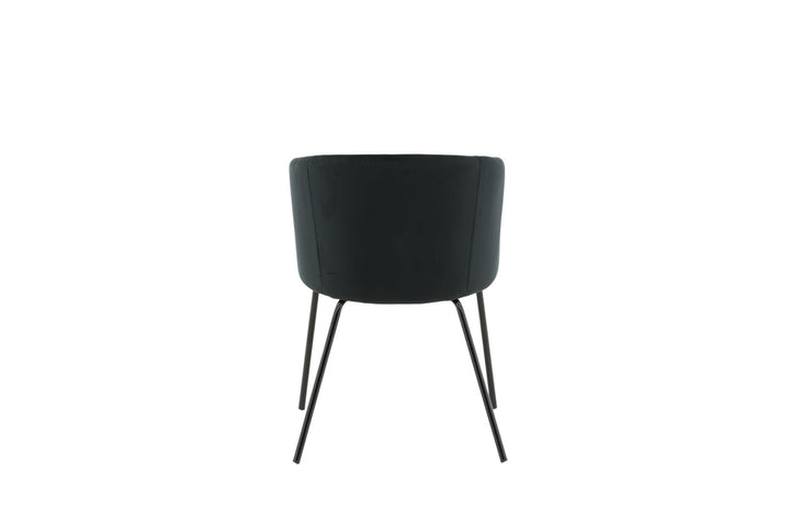 Venture Home Berit Chair - Black / Black Velvet