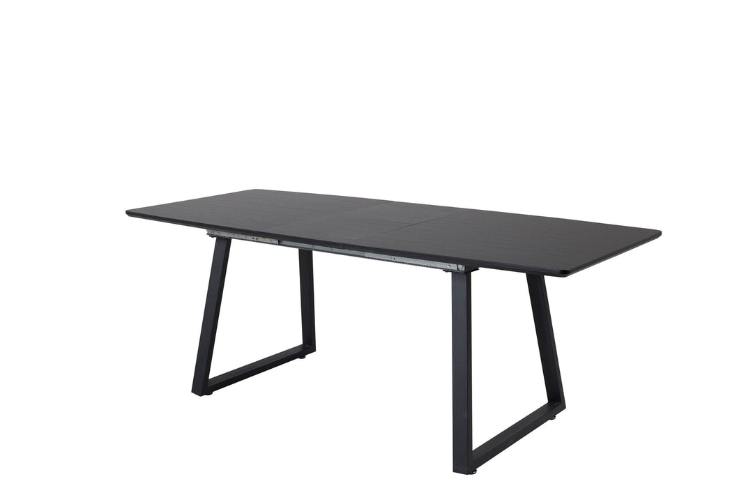 Venture Home Inca Extentiontable - Black top / black Legs