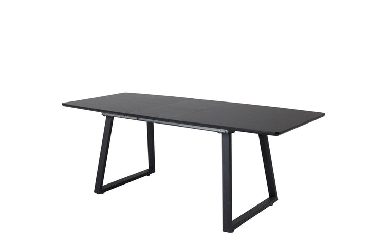 Venture Home Inca Extentiontable - Black top / black Legs