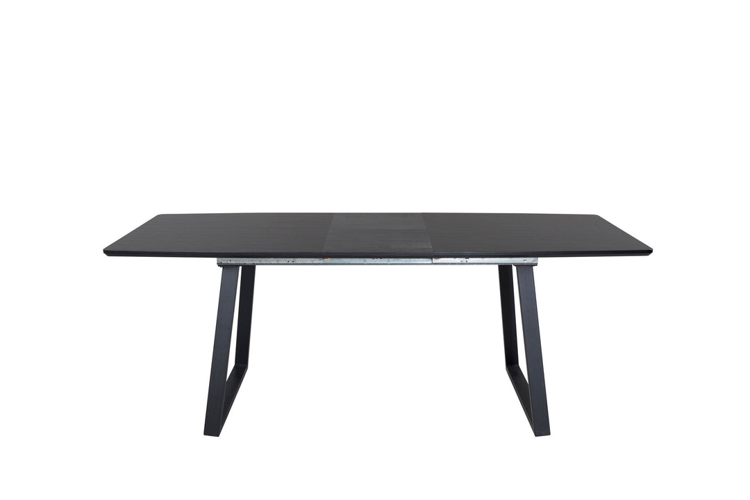 Venture Home Inca Extentiontable - Black top / black Legs