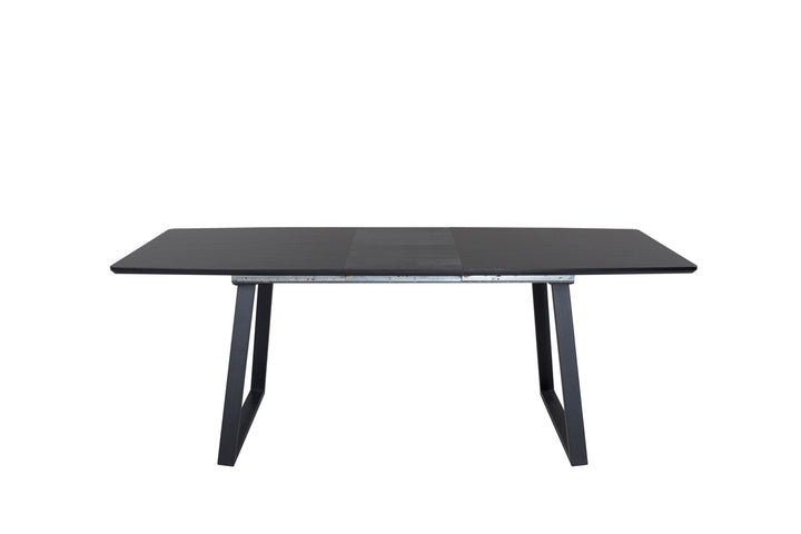 Venture Home Inca Extentiontable - Black top / black Legs