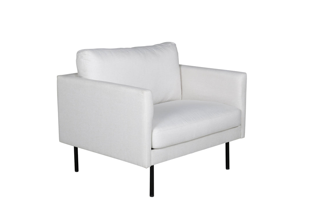 Venture Home Zoom Chair - Black / Light Beige Fabric