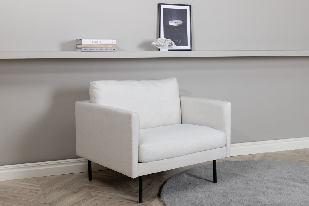 Venture Home Zoom Chair - Black / Light Beige Fabric