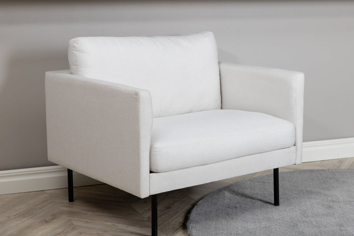 Venture Home Zoom Chair - Black / Light Beige Fabric