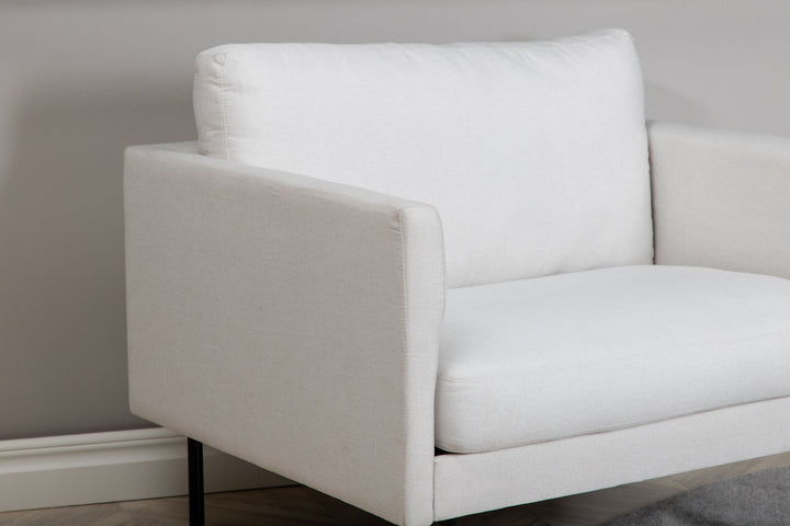 Venture Home Zoom Chair - Black / Light Beige Fabric