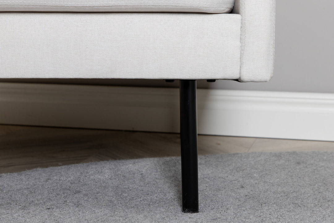 Venture Home Zoom Chair - Black / Light Beige Fabric