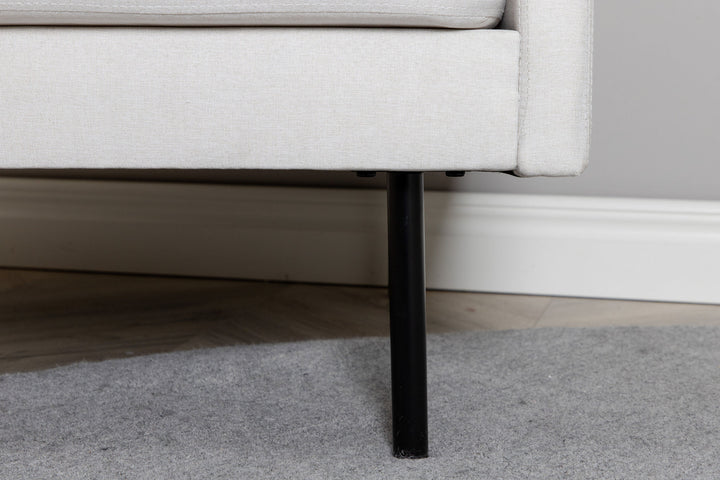 Venture Home Zoom Chair - Black / Light Beige Fabric