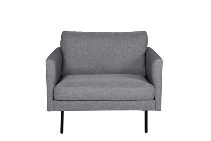Venture Home Zoom Chair - Black / Steel Grey Fabric