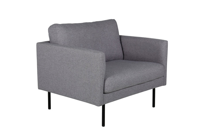 Venture Home Zoom Chair - Black / Steel Grey Fabric