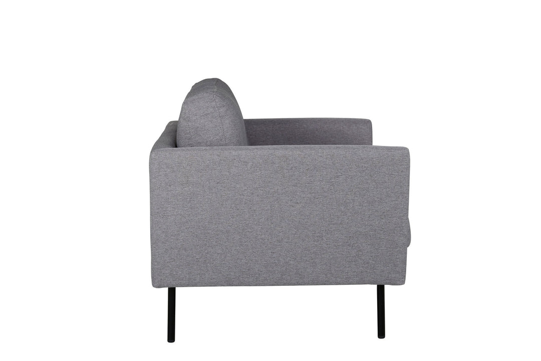 Venture Home Zoom Chair - Black / Steel Grey Fabric
