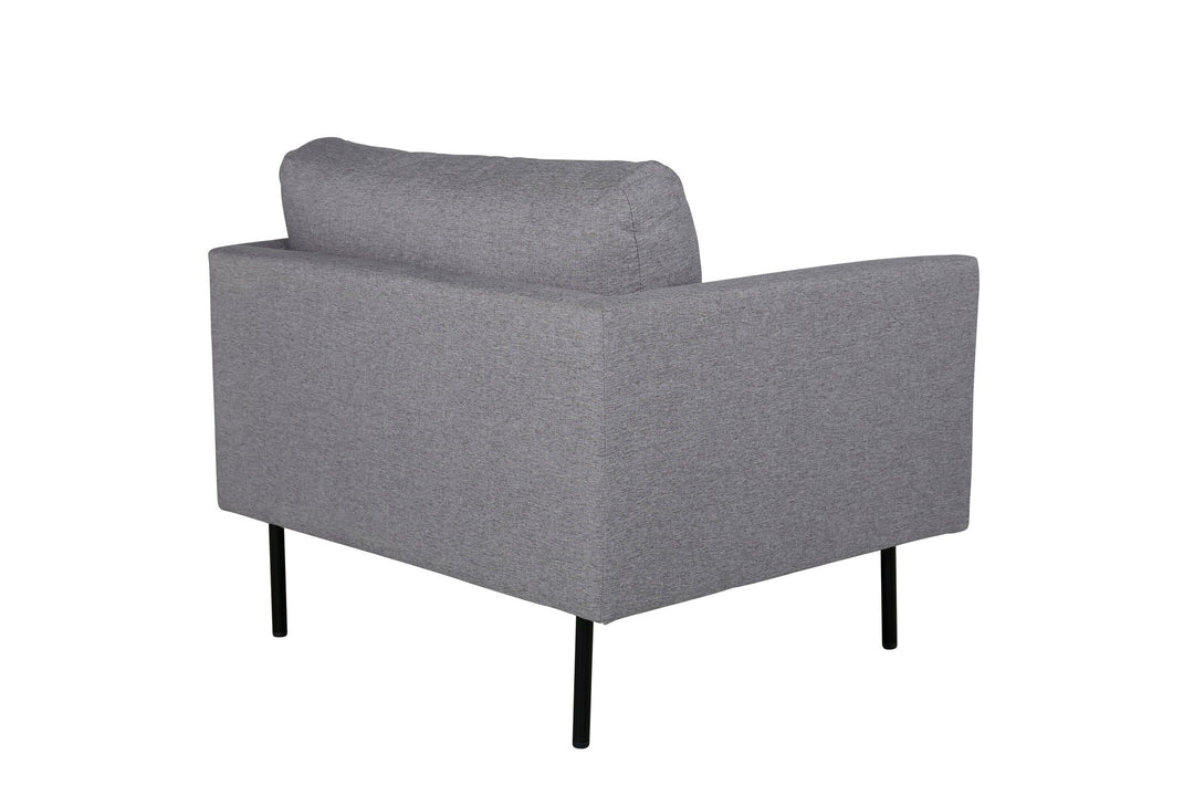 Venture Home Zoom Chair - Black / Steel Grey Fabric