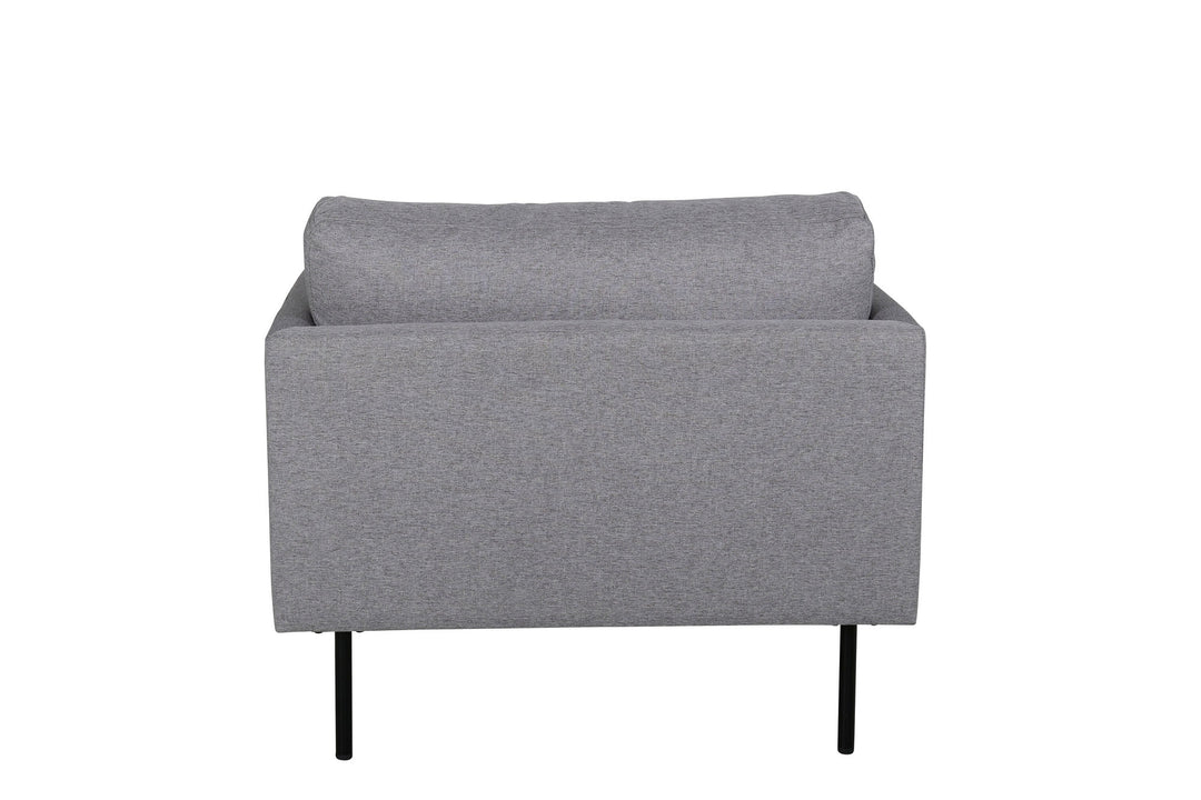 Venture Home Zoom Chair - Black / Steel Grey Fabric