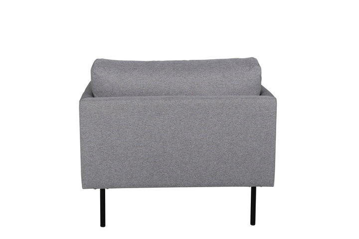 Venture Home Zoom Chair - Black / Steel Grey Fabric