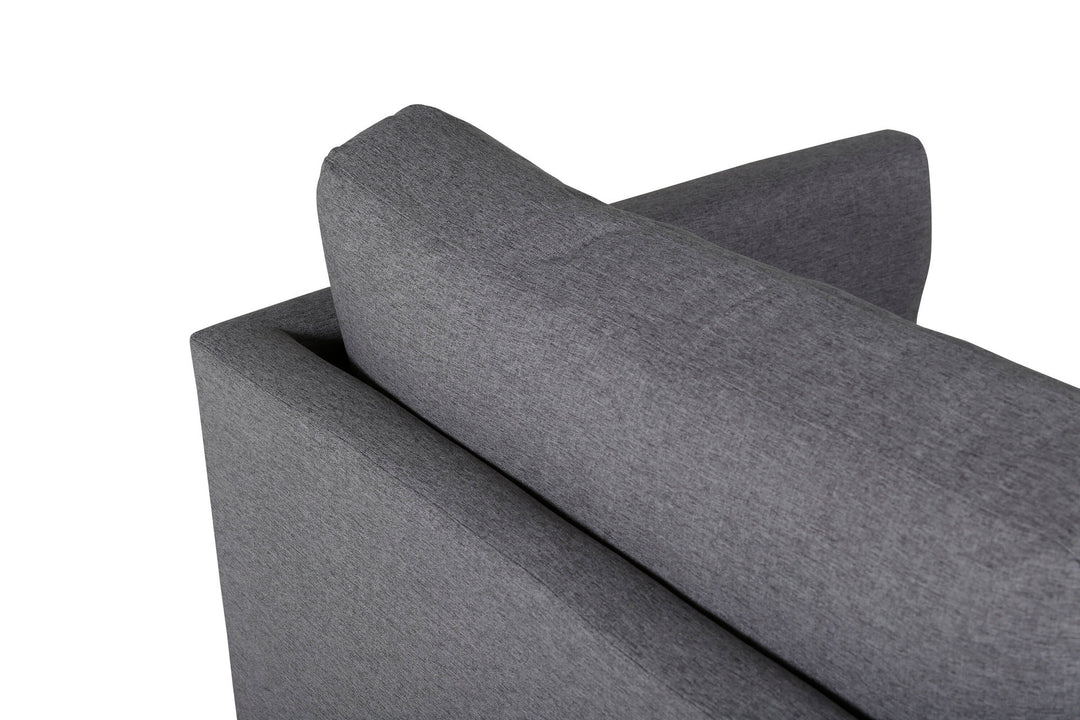Venture Home Zoom Chair - Black / Steel Grey Fabric