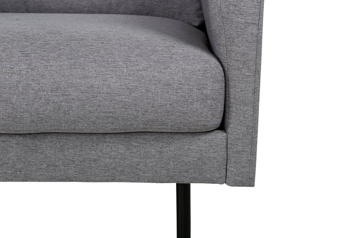 Venture Home Zoom Chair - Black / Steel Grey Fabric