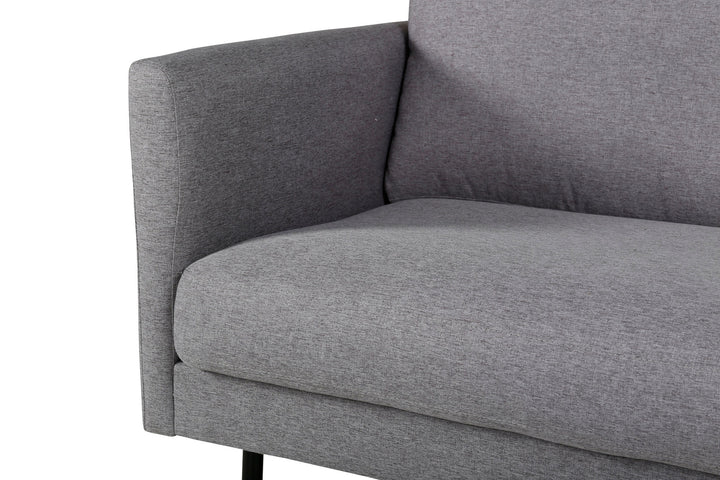 Venture Home Zoom Chair - Black / Steel Grey Fabric