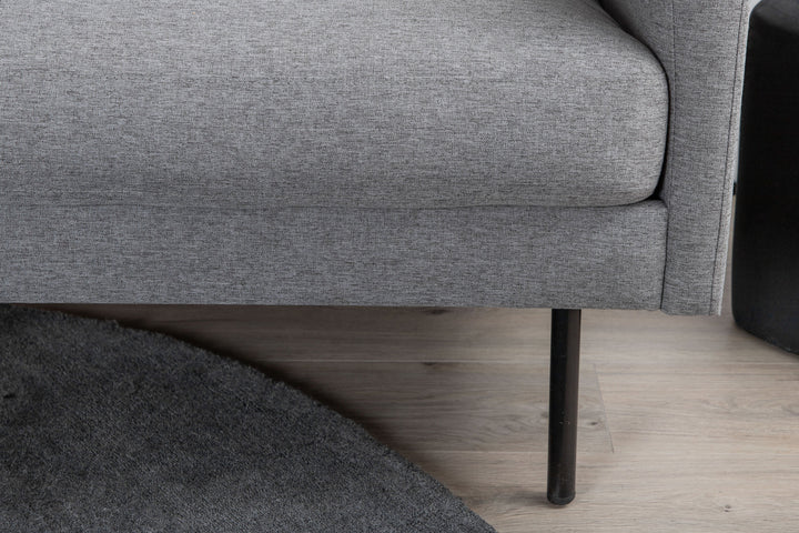 Venture Home Zoom Chair - Black / Steel Grey Fabric