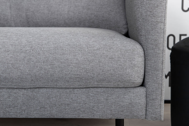 Venture Home Zoom Chair - Black / Steel Grey Fabric
