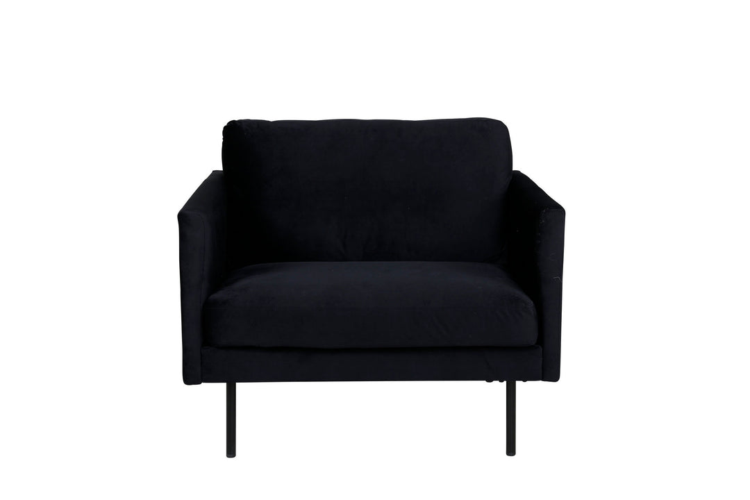 Venture Home Zoom Chair - Black / Black Velvet