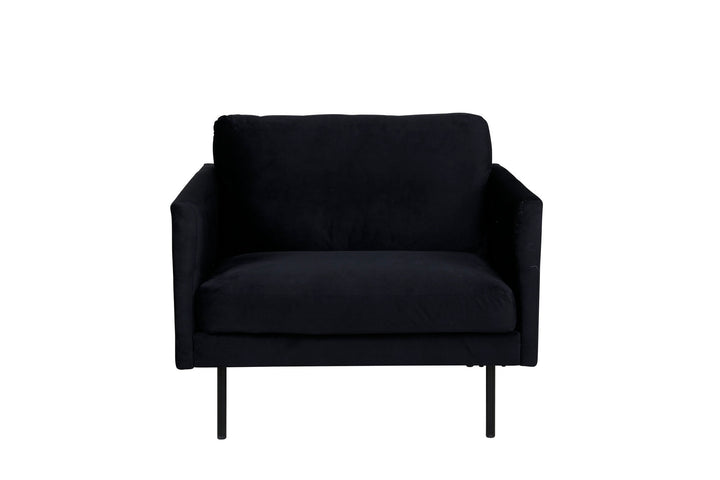Venture Home Zoom Chair - Black / Black Velvet