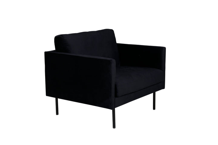 Venture Home Zoom Chair - Black / Black Velvet