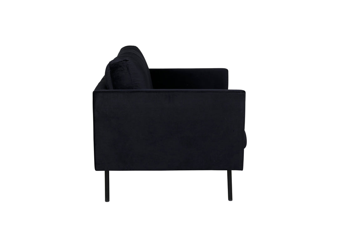 Venture Home Zoom Chair - Black / Black Velvet