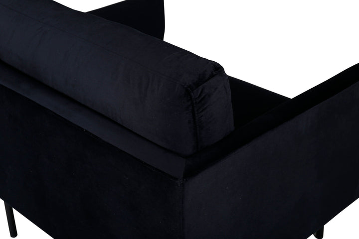 Venture Home Zoom Chair - Black / Black Velvet