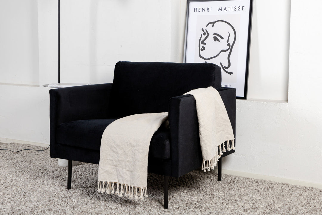 Venture Home Zoom Chair - Black / Black Velvet