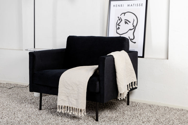 Venture Home Zoom Chair - Black / Black Velvet