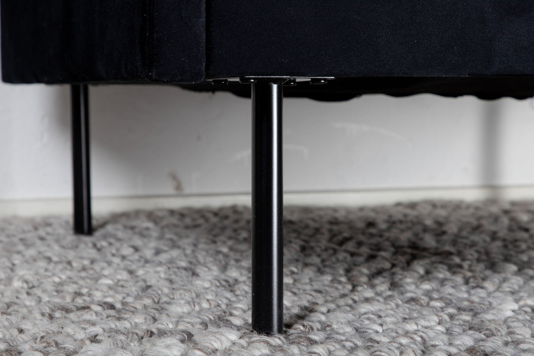 Venture Home Zoom Chair - Black / Black Velvet