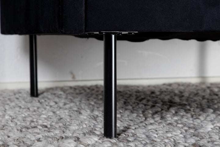 Venture Home Zoom Chair - Black / Black Velvet