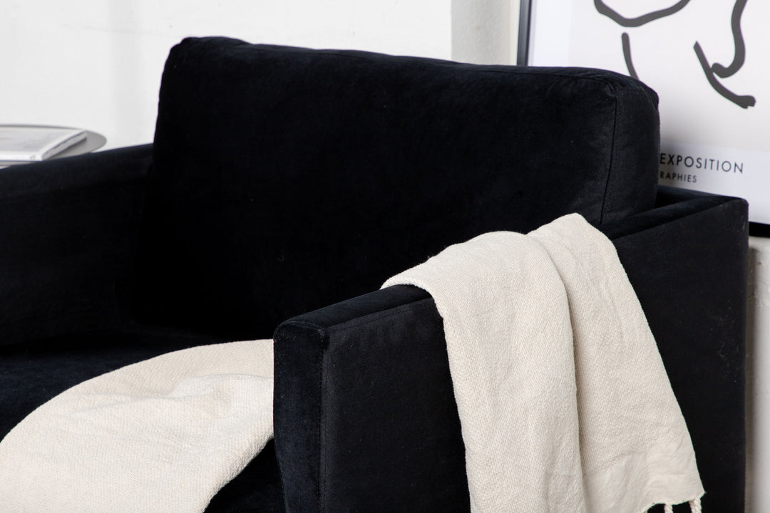Venture Home Zoom Chair - Black / Black Velvet