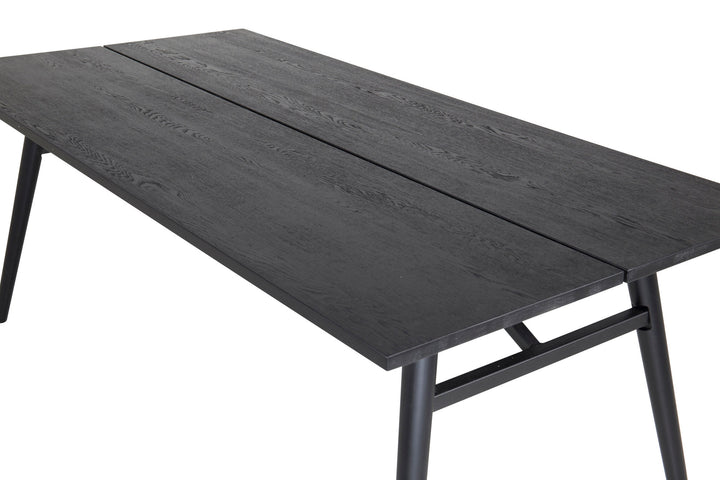 Venture Home Sleek Extentiontable Black Brushed - 190*95