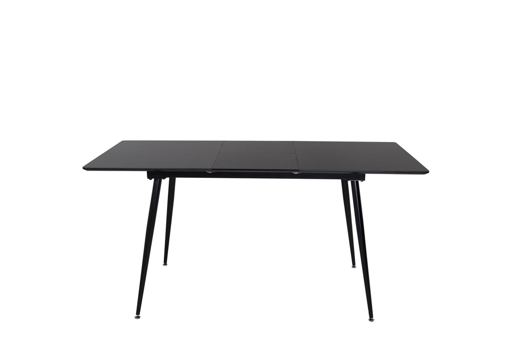 Venture Home Silar Extention Table - Black Melamine / Black Legs