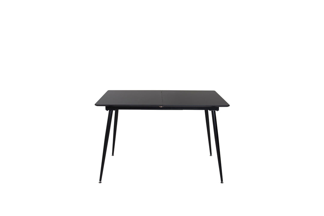 Venture Home Silar Extention Table - Black Melamine / Black Legs