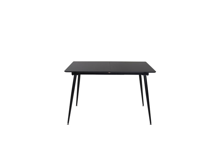 Venture Home Silar Extention Table - Black Melamine / Black Legs