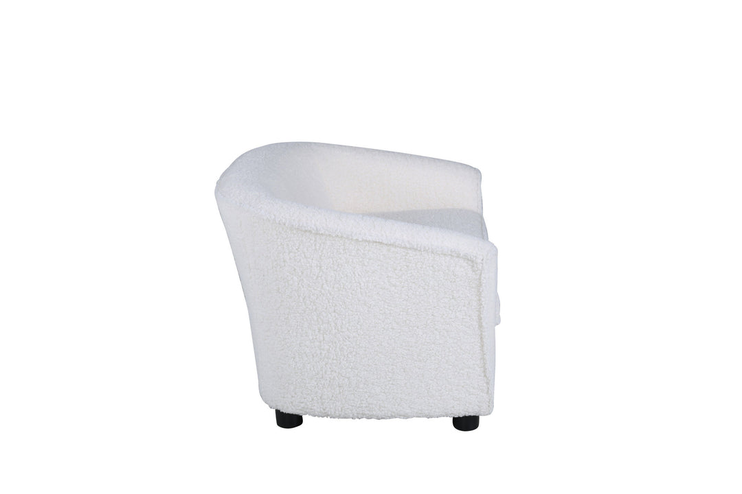 Venture Home Måna Kids Sofa - Black / White Teddy