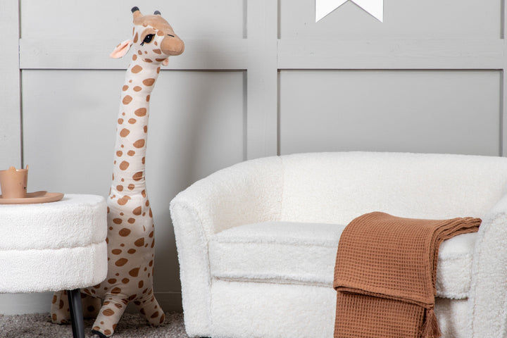 Venture Home Måna Kids Sofa - Black / White Teddy