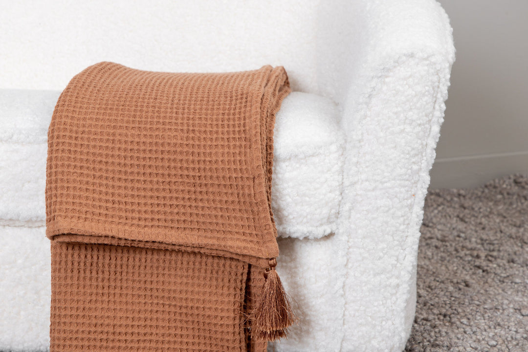 Venture Home Måna Kids Sofa - Black / White Teddy