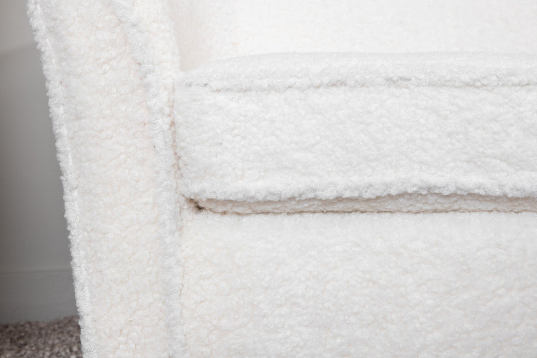 Venture Home Måna Kids Sofa - Black / White Teddy