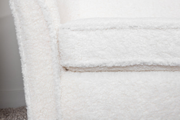 Venture Home Måna Kids Sofa - Black / White Teddy