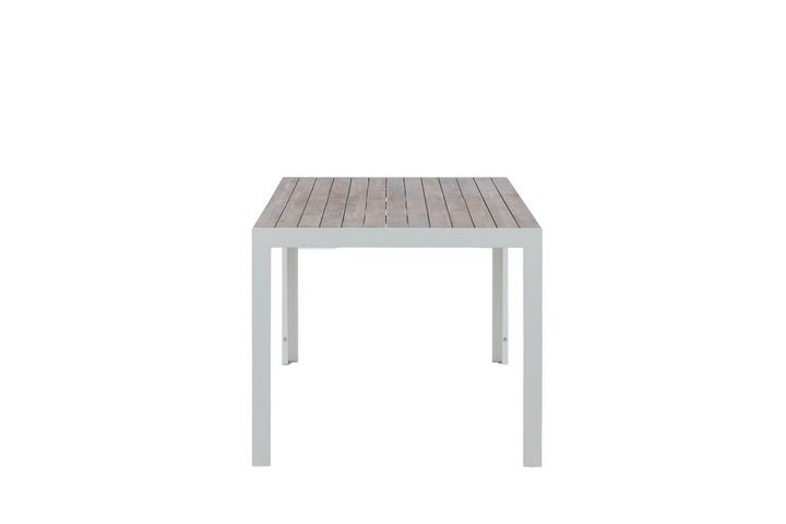 Venture Home Bois Dining table 200*100cm - White Alu / Acacia